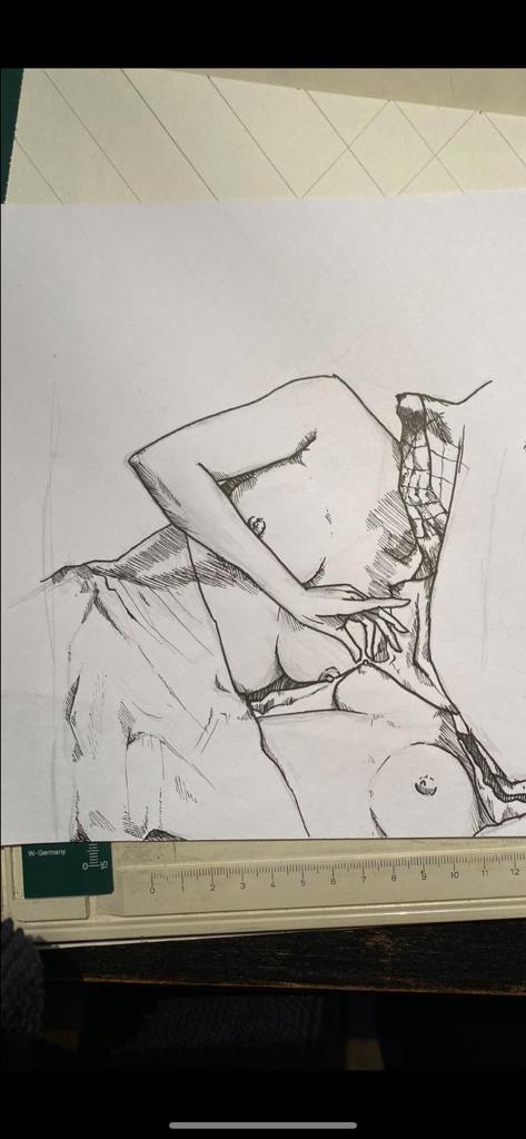 Nude ink study
