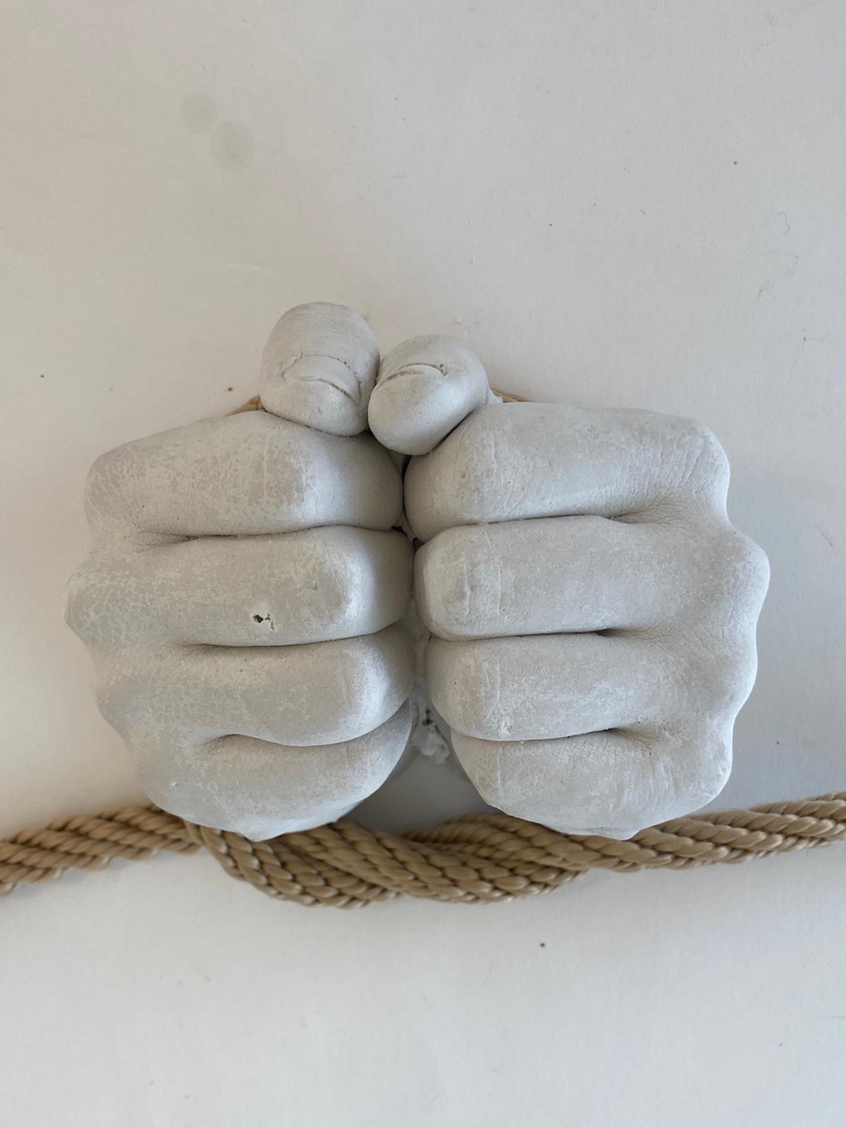 Plaster fists installation