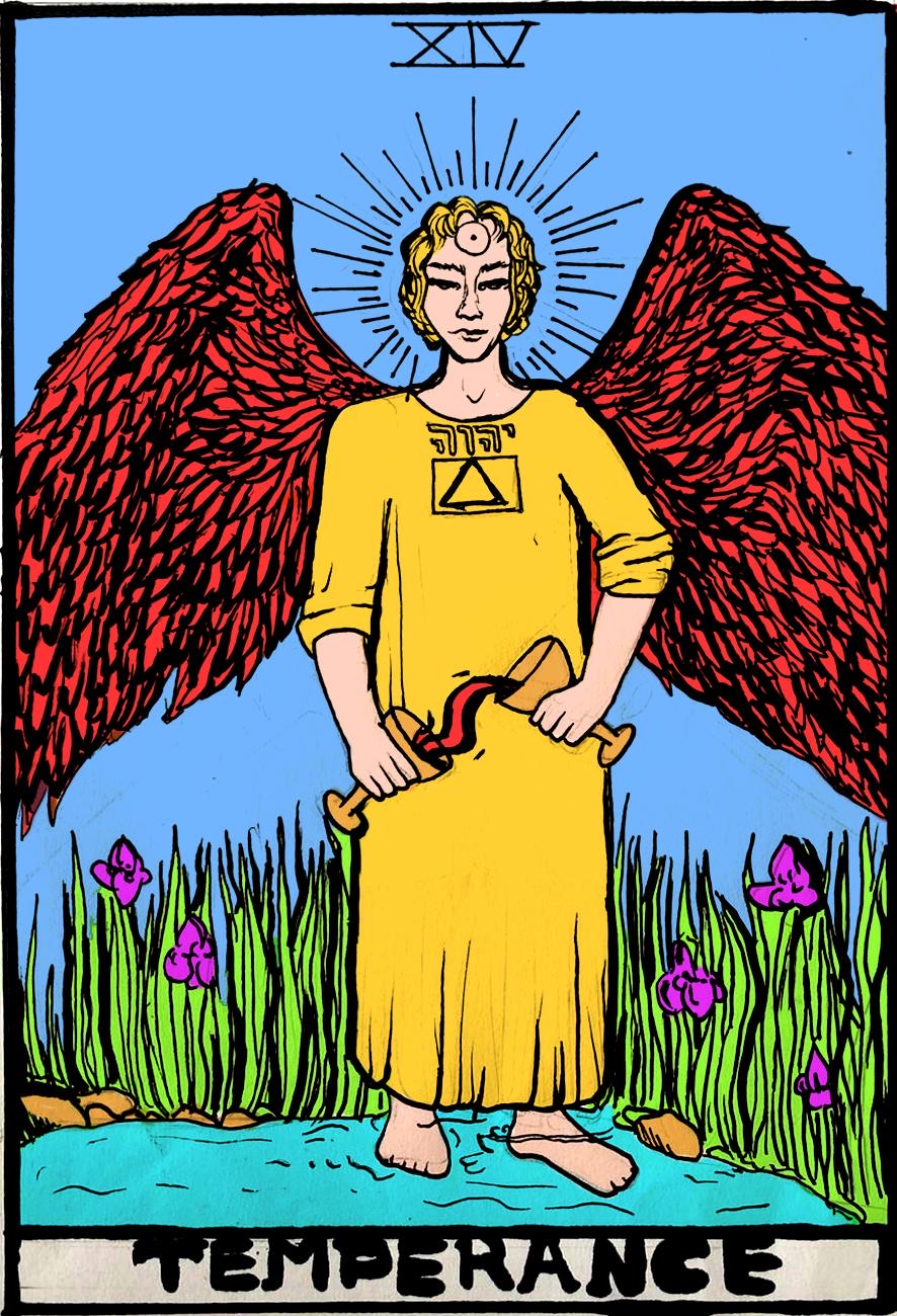 Temperance tarot card