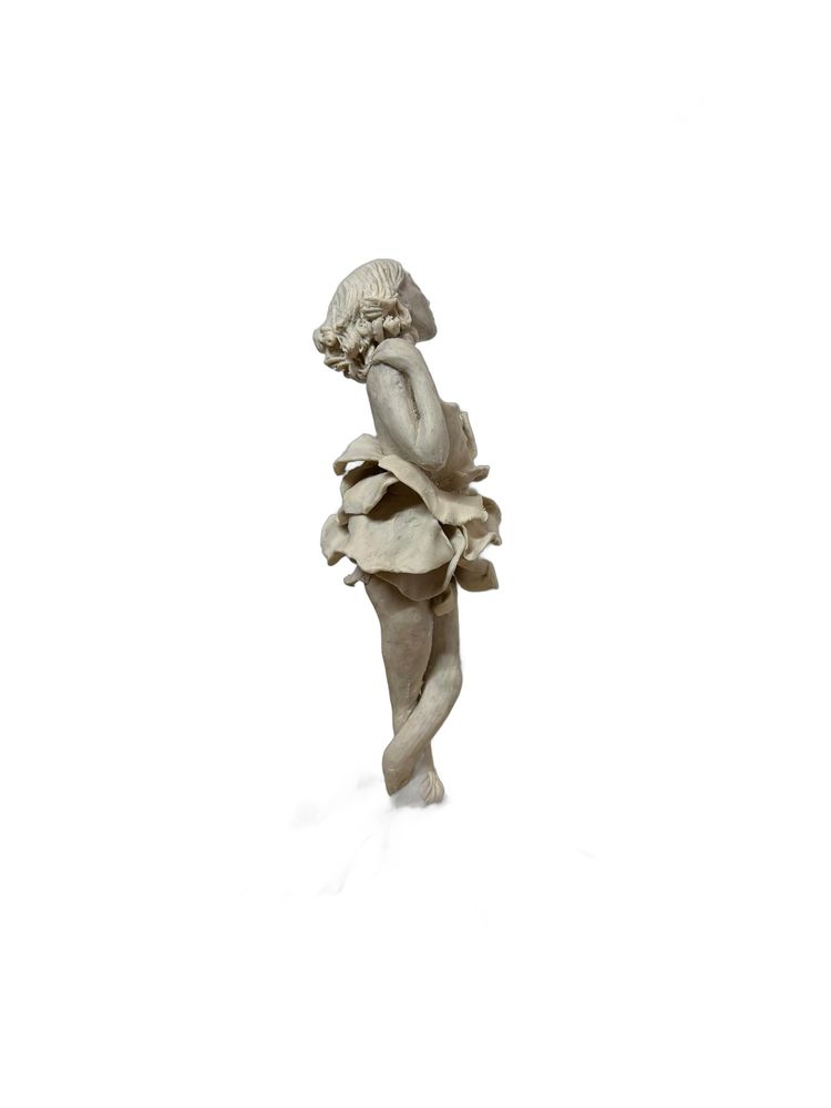 The Dancer clay sculpture